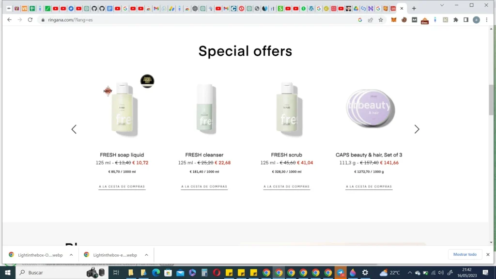 ringana productos